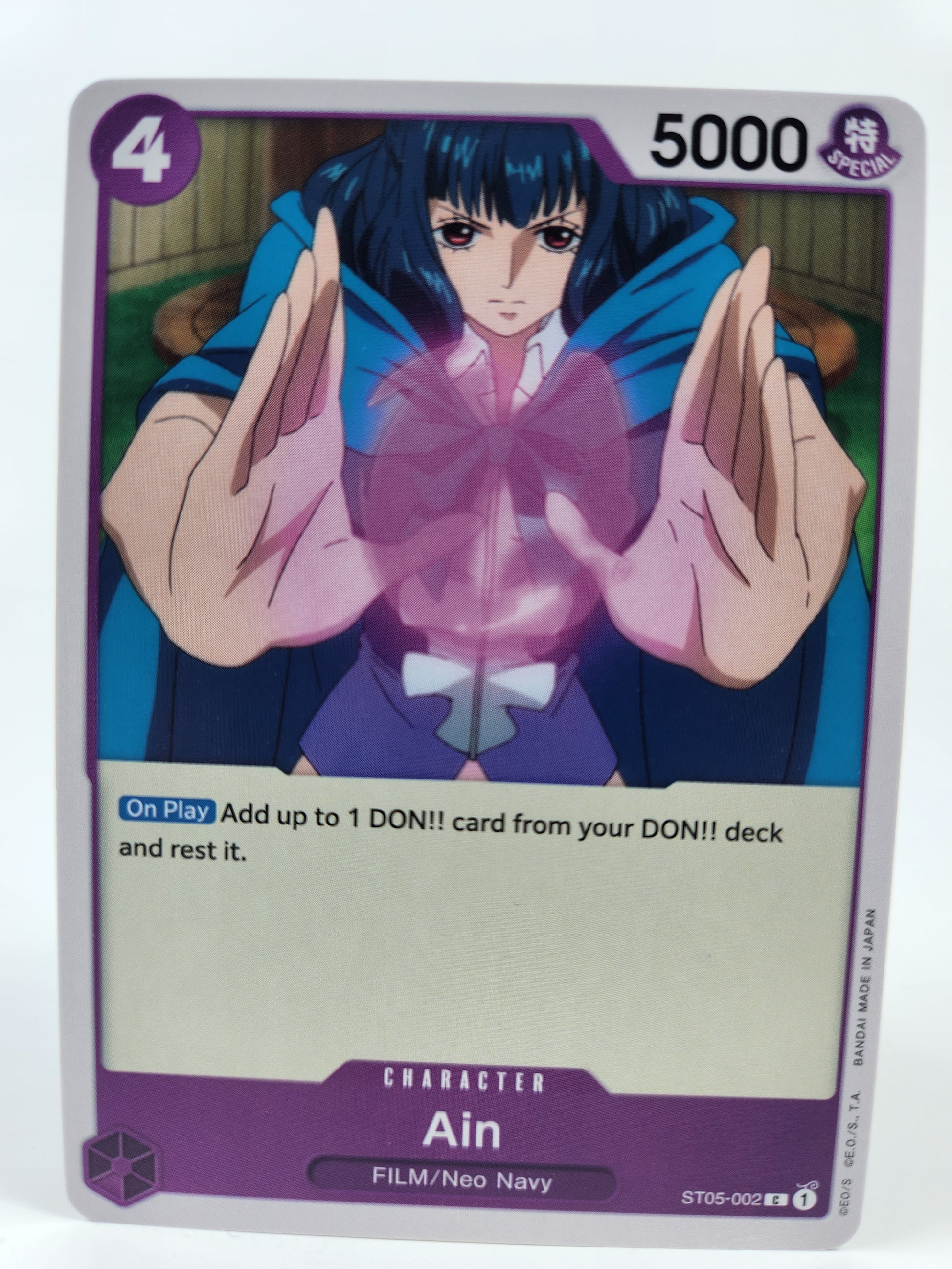 Ain Starter Deck 5 ST05-002 One Piece Trading Card Game Pop Pursuit Collectibles Ain Starter Deck 5 ST05-002 One Piece Trading Card Game Pop Pursuit Collectibles