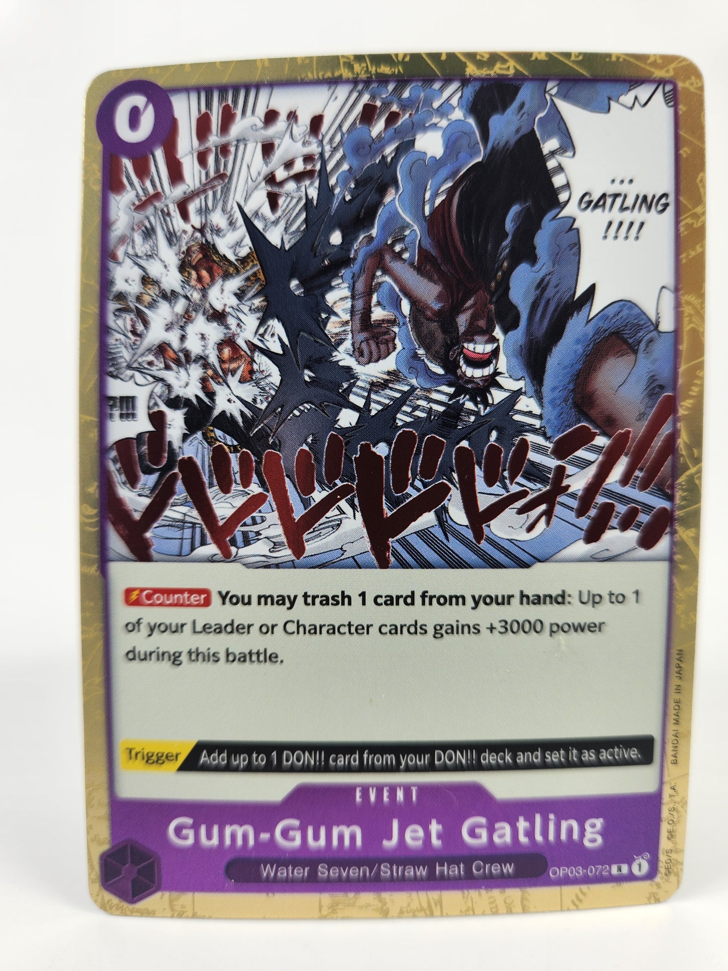 Gum-Gum Jet Gatling Event OP03-072 One Piece TCG