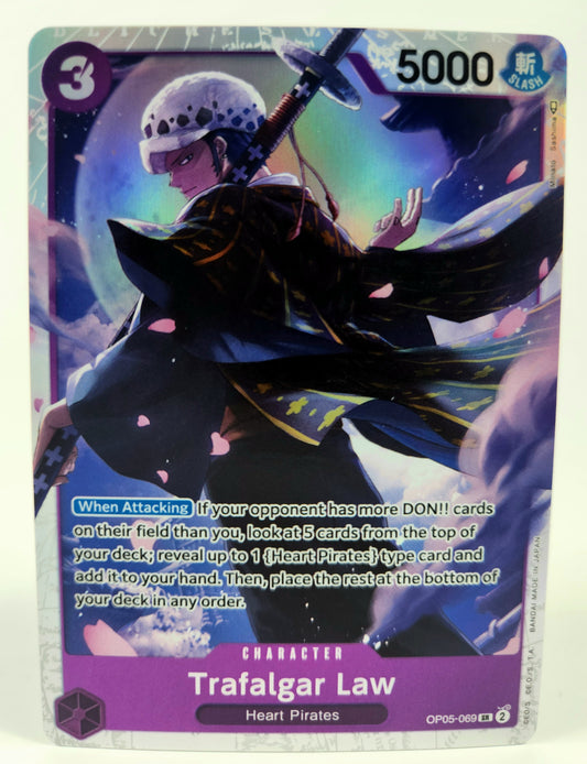 Trafalgar Law Secret Rare OP05-069 One Piece TCG