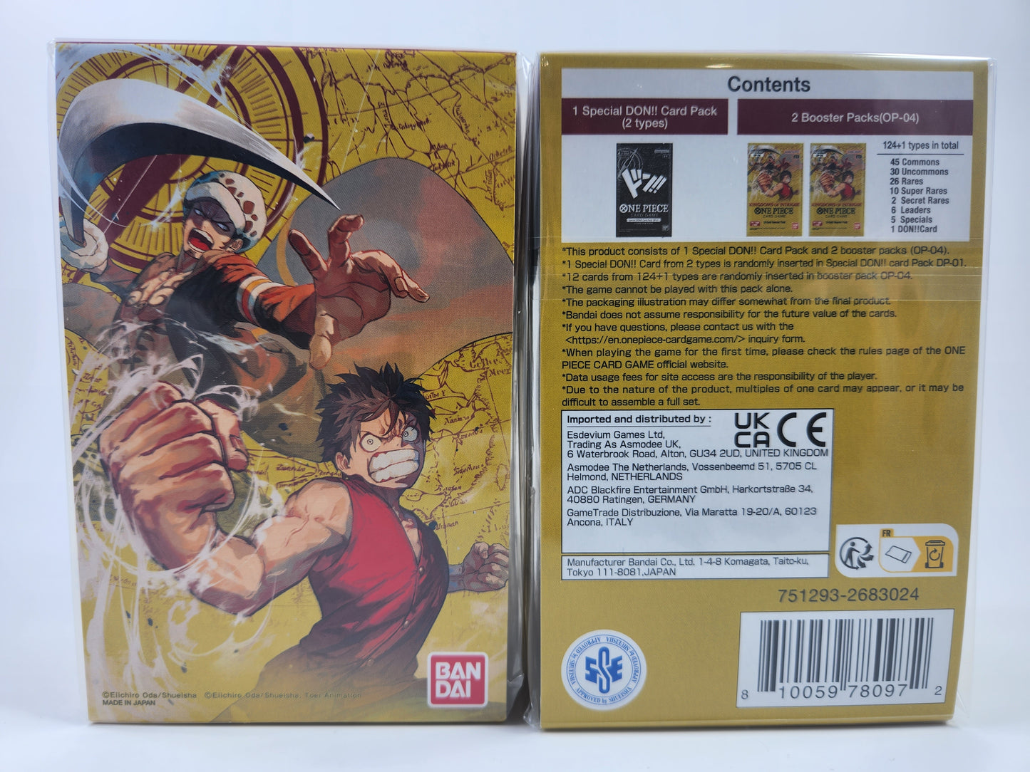 One Piece Trading Card Game – Kingdoms of Intrigue OP-04 Double Pack Set 1