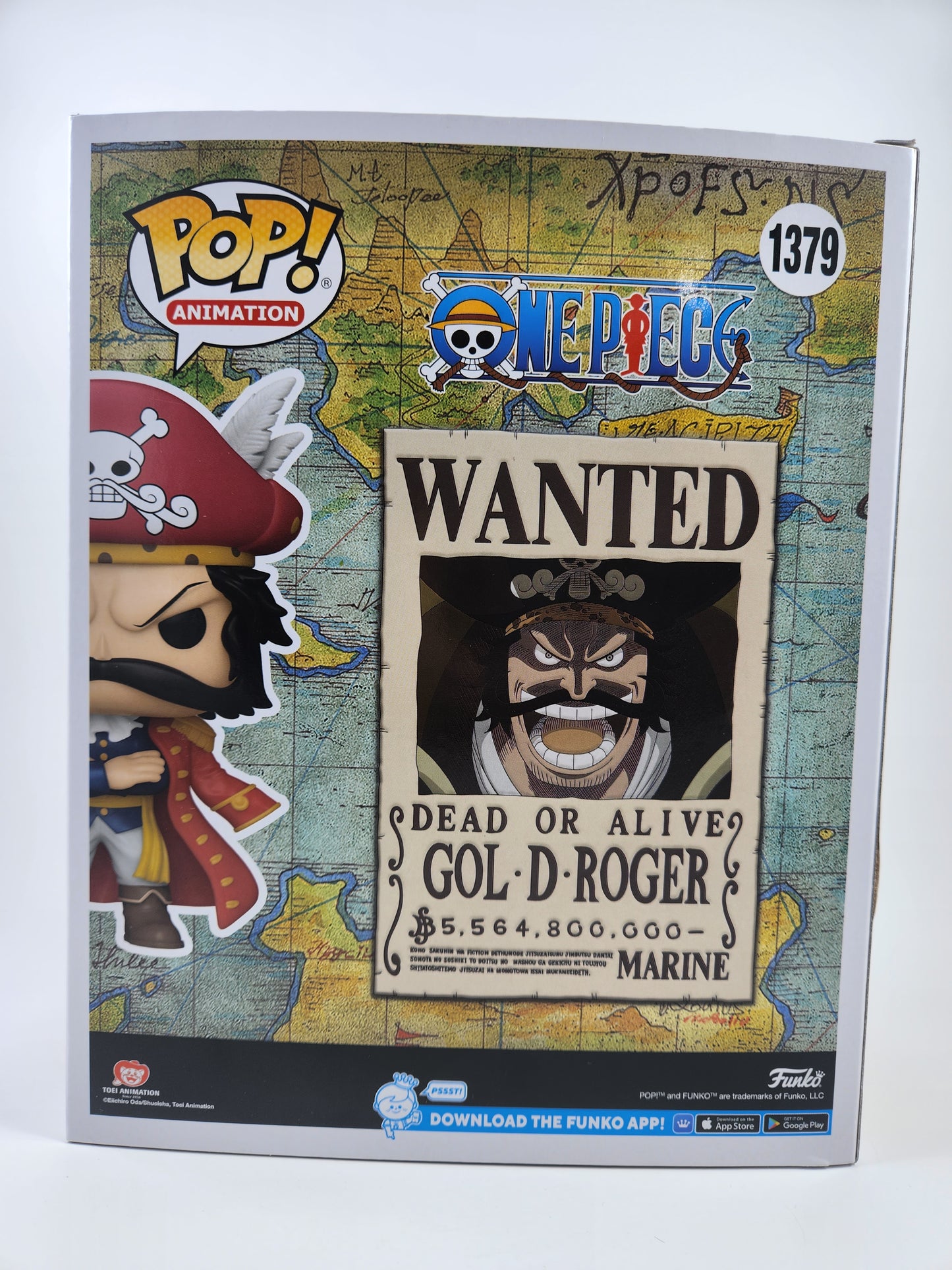 Funko Pop Animation One Piece 1379 Gol D. Roger 2023 Convention Exclusive