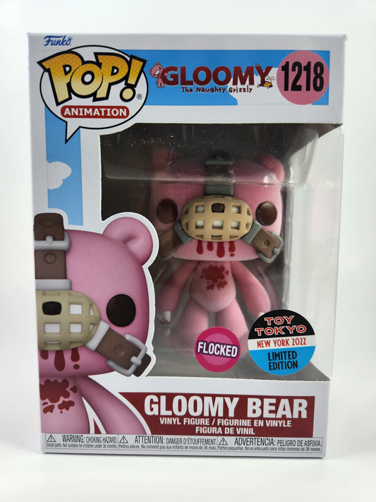 Funko Pop Animation Gloomy Bear Flocked 1218 Toy Tokyo New York 2022