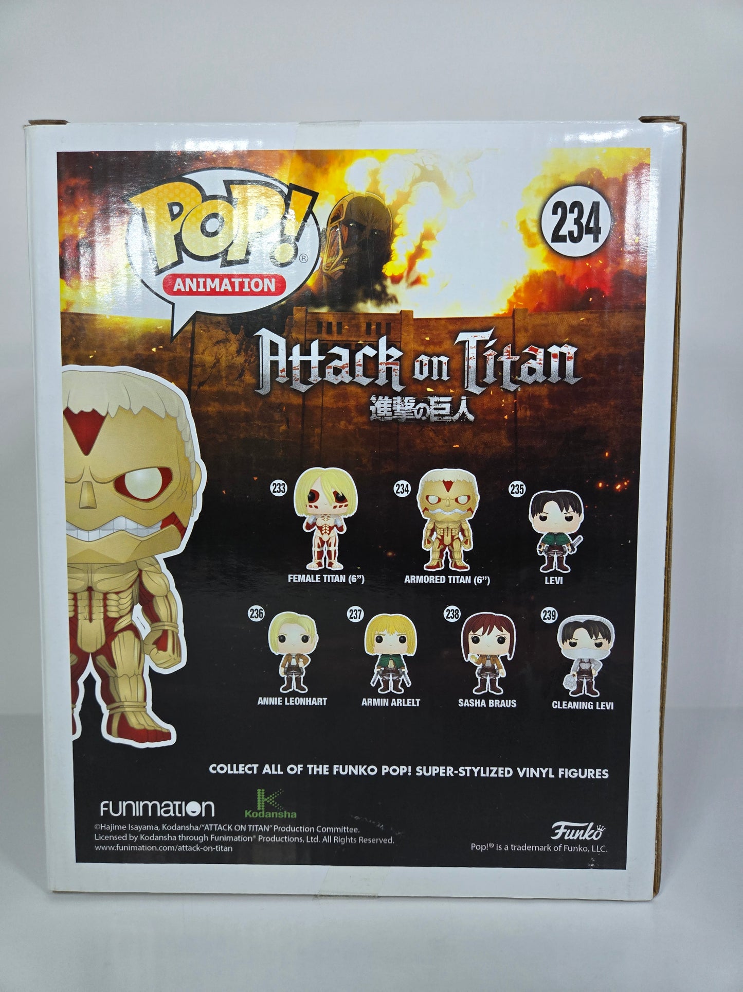 Funko Pop Animation: Attack on Titan Armored Titan 234