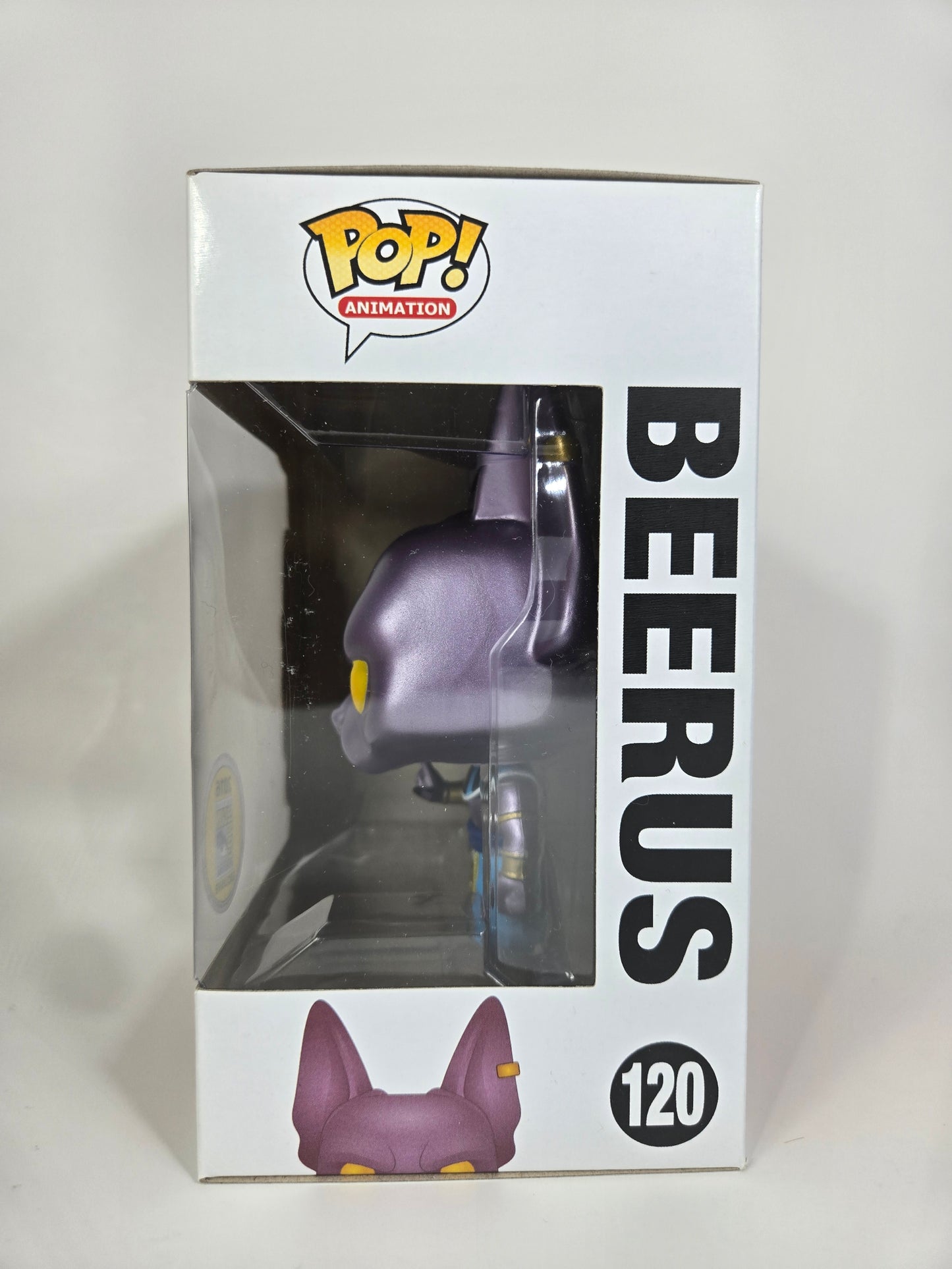 Funko Pop! Vinyl Dragon Ball Z #120 Beerus (Metallic) - 2016 SDCC Exclusive