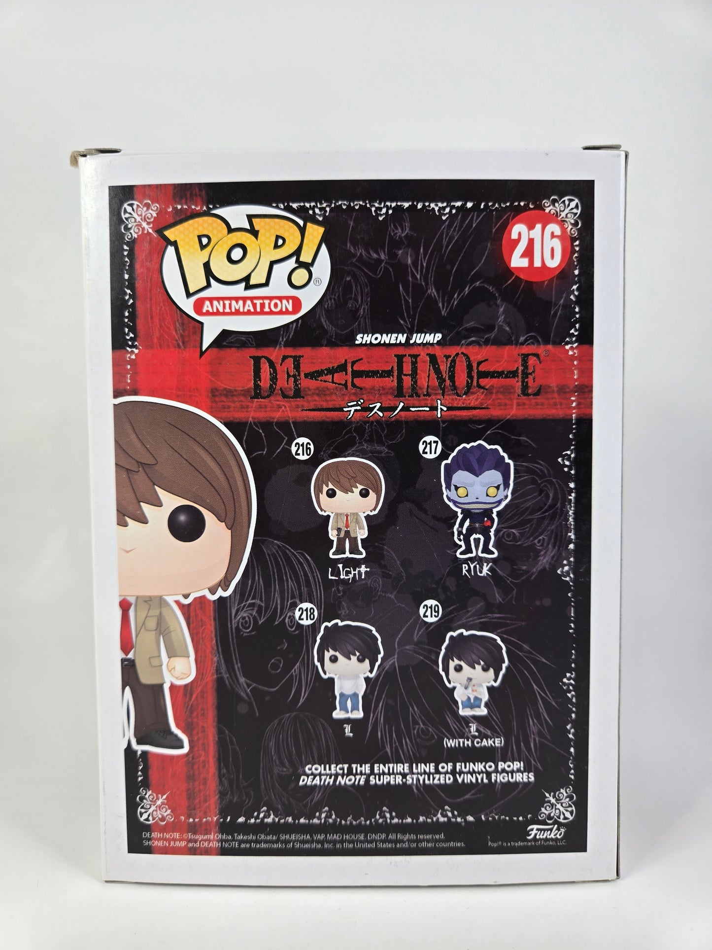 Funko Pop Anime Death Note Light 216 - Vaulted