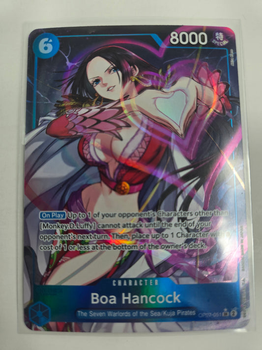Boa Hancock OP07-051 SR Alternate Art One Piece Trading Card Game TCG Single