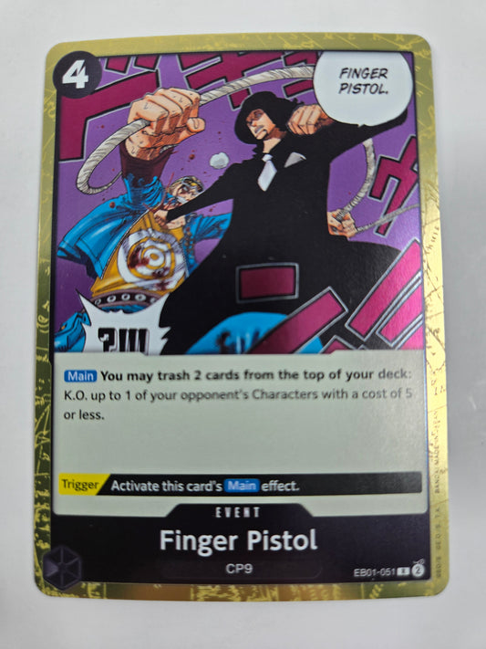 Finger Pistol EB01-051 Rare One Piece Trading Card Game TCG Single