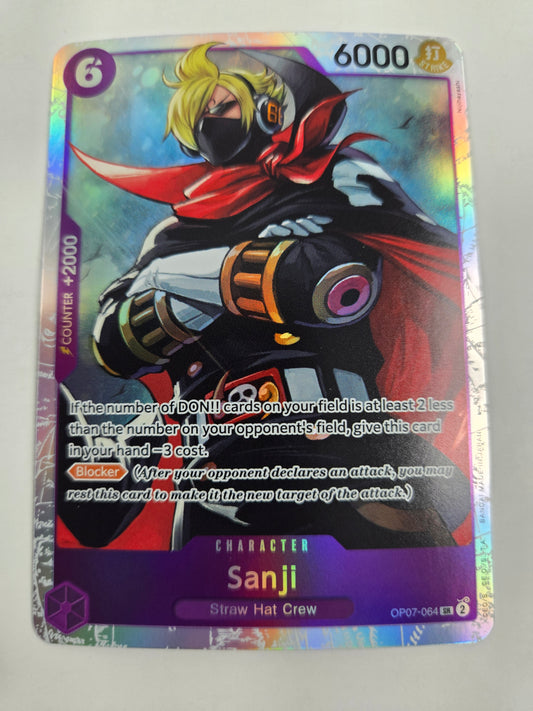 Sanji OP07-064 SR One Piece Trading Card Game TCG Single