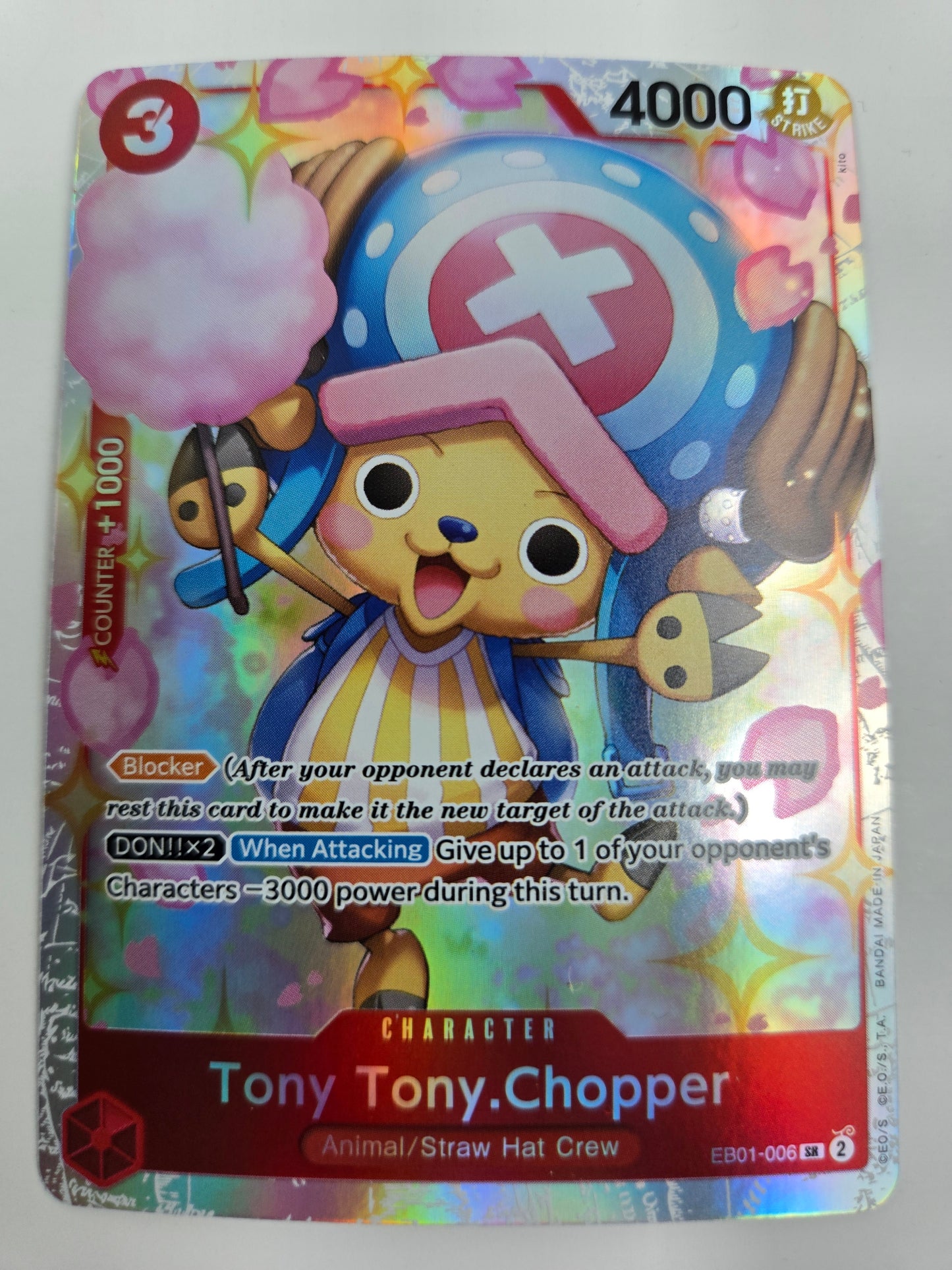 Tony Tony. Chopper EB01-006 SR One Piece Trading Card Game TCG Single