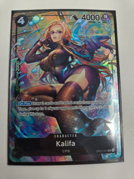 Kalifa OP03-081 Rare One Piece Trading Card Game TCG Single