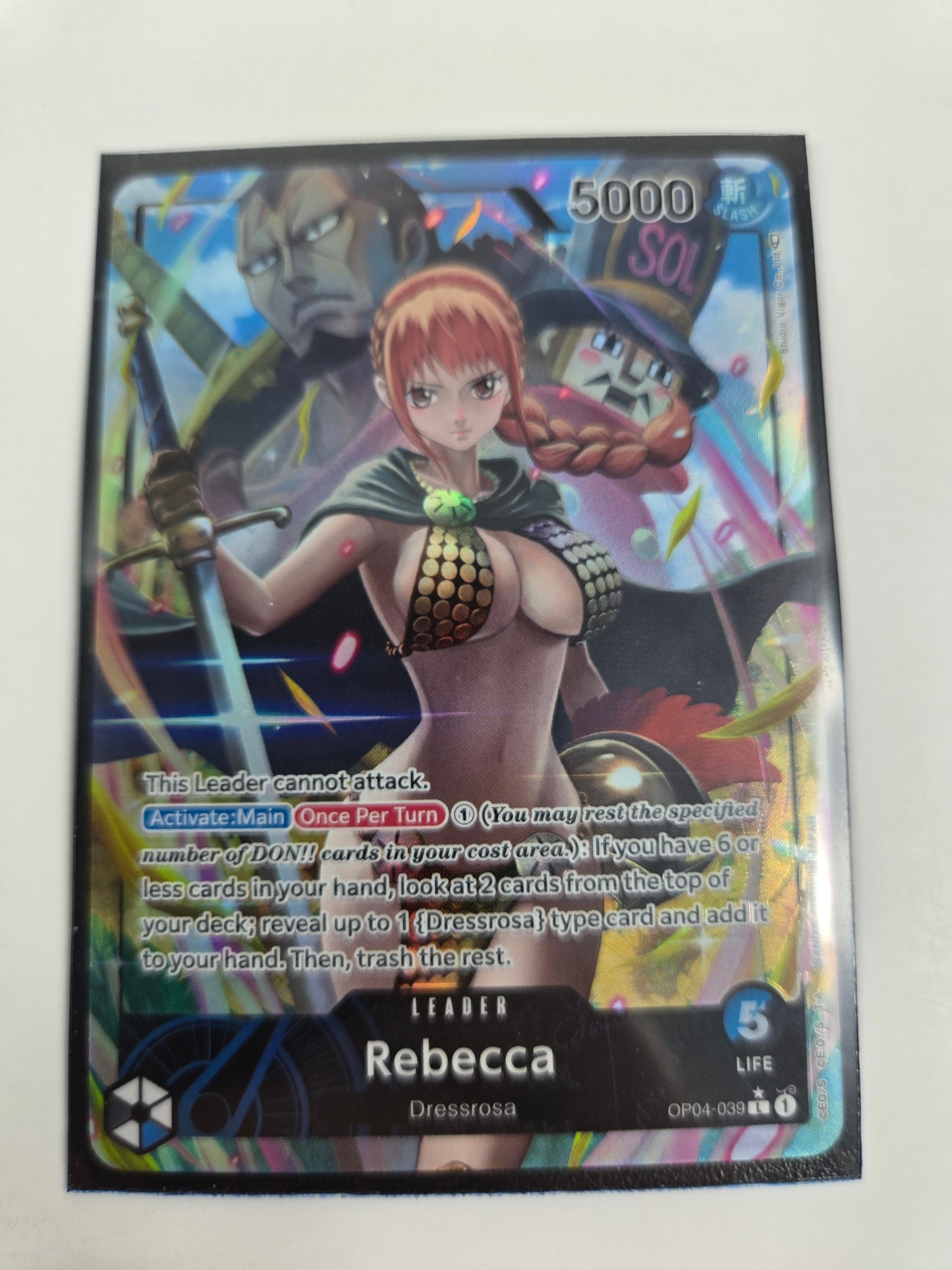 Rebecca OP04-039 Alternate Art Leader One Piece Trading Card Game TCG Single