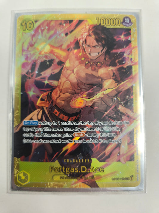 Portgas D Ace OP07-119 SEC One Piece Trading Card Game TCG Single