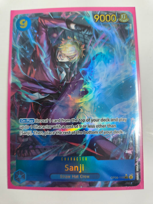 Sanji OP06-119 SEC Alternate Art One Piece Trading Card Game TCG Single