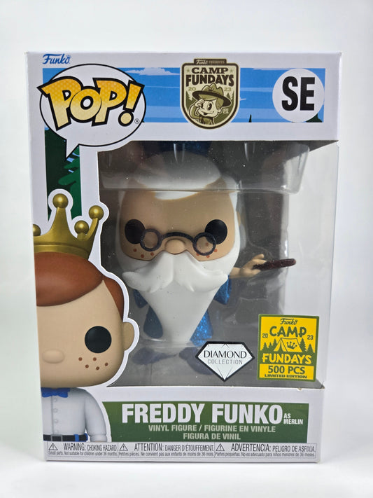 Funko Pop Freddy as Merlin Diamond Sword in the Stone - 2023 Fundays 500 Piece Exclusive
