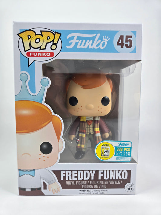 Funko Pop Freddy as Fourth Doctor Who - 2016 Fundays 333 Piece Exclusive