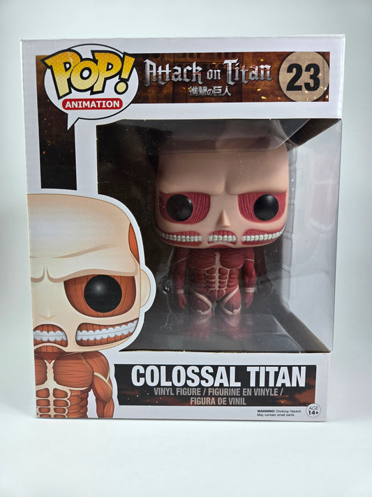 Funko Pop Attack on Titan Colossal Titan 23 Damaged Box