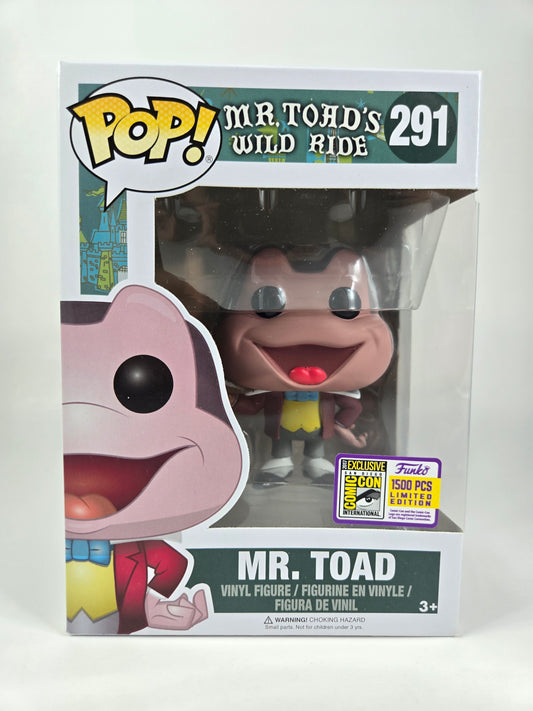 Funko Pop Disney Mr. Toad's Wild Ride SDCC 2017 Exclusive 1500 Piece Limited