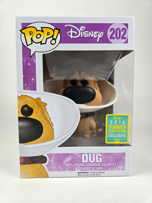 Funko Pop Disney Up! Dug with Cone of Shame 202 SDCC 2016 Exclusive