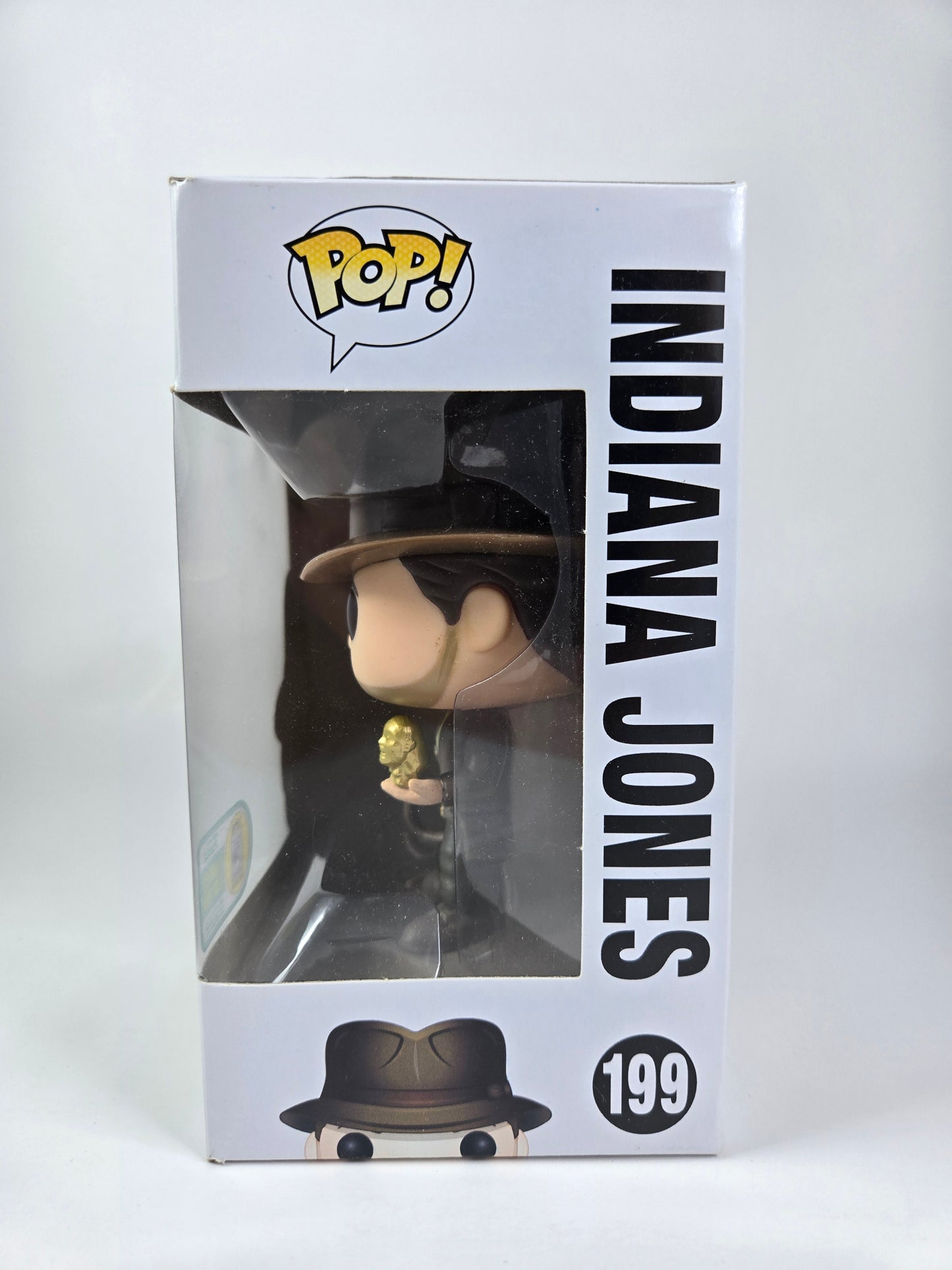 Funko Pop Indiana Jones with Golden Idol 199 SDCC 2016 Exclusive