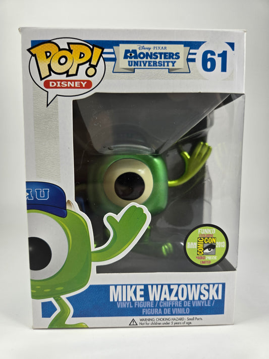 Funko Pop Disney Pixar Monsters University Mike Wazowski 61 SDCC 2013 Exclusive 480 Piece
