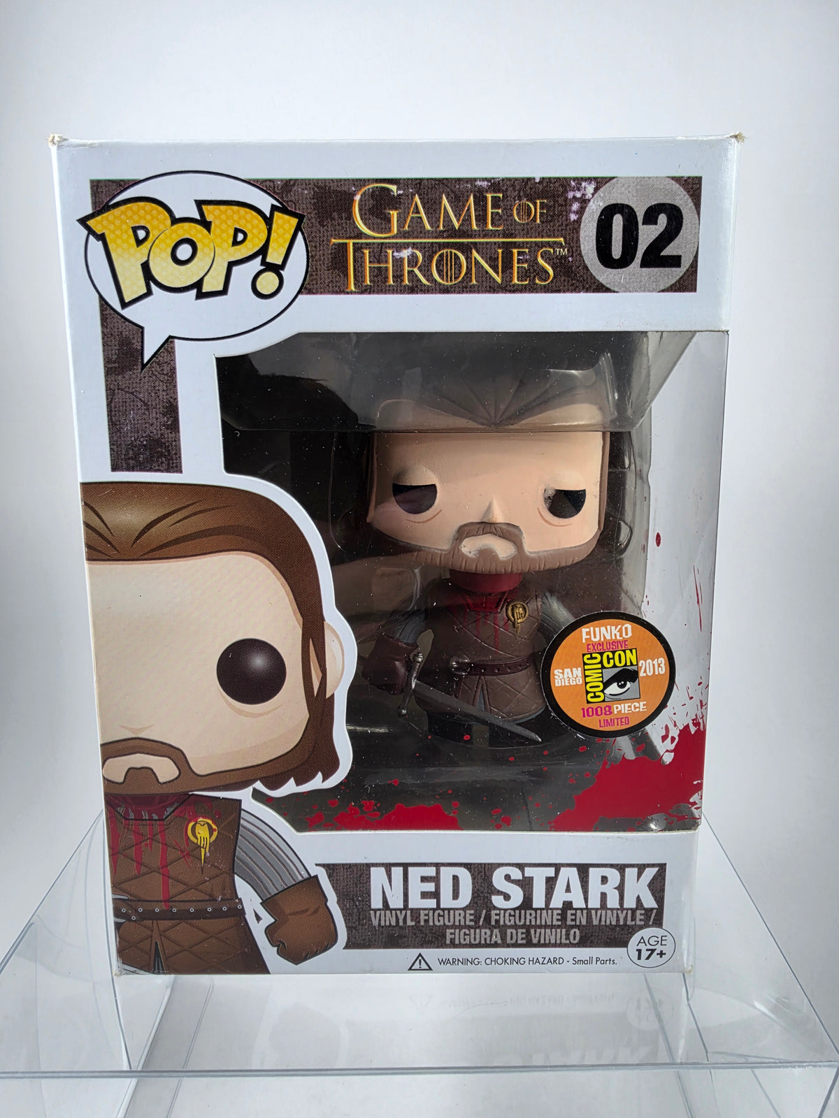 Funko Pop Game of Thrones Ned Stark 02 Headless SDCC 2013 1008 Pcs Limited