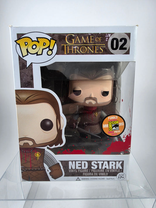 Funko Pop Game of Thrones Ned Stark 02 Headless SDCC 2013 1008 Pcs Limited