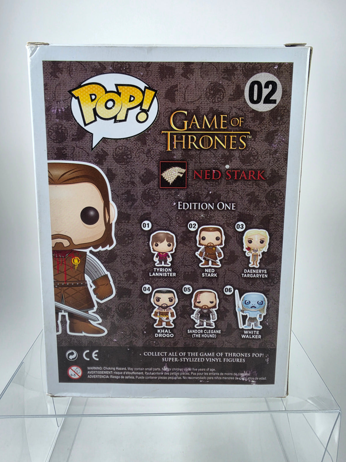 Funko Pop Game of Thrones Ned Stark 02 Headless SDCC 2013 1008 Pcs Limited