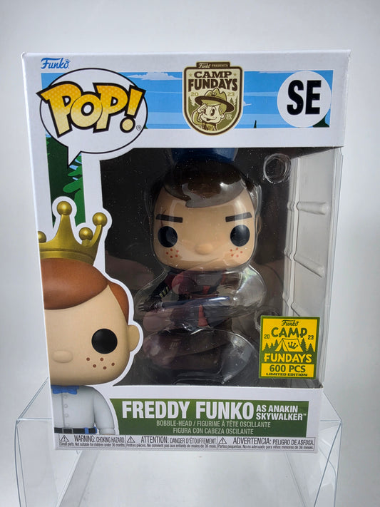 Freddy Funko Pop as Anakin Skywalker Star Wars Camp Fundays 2023 600 Pcs Limited