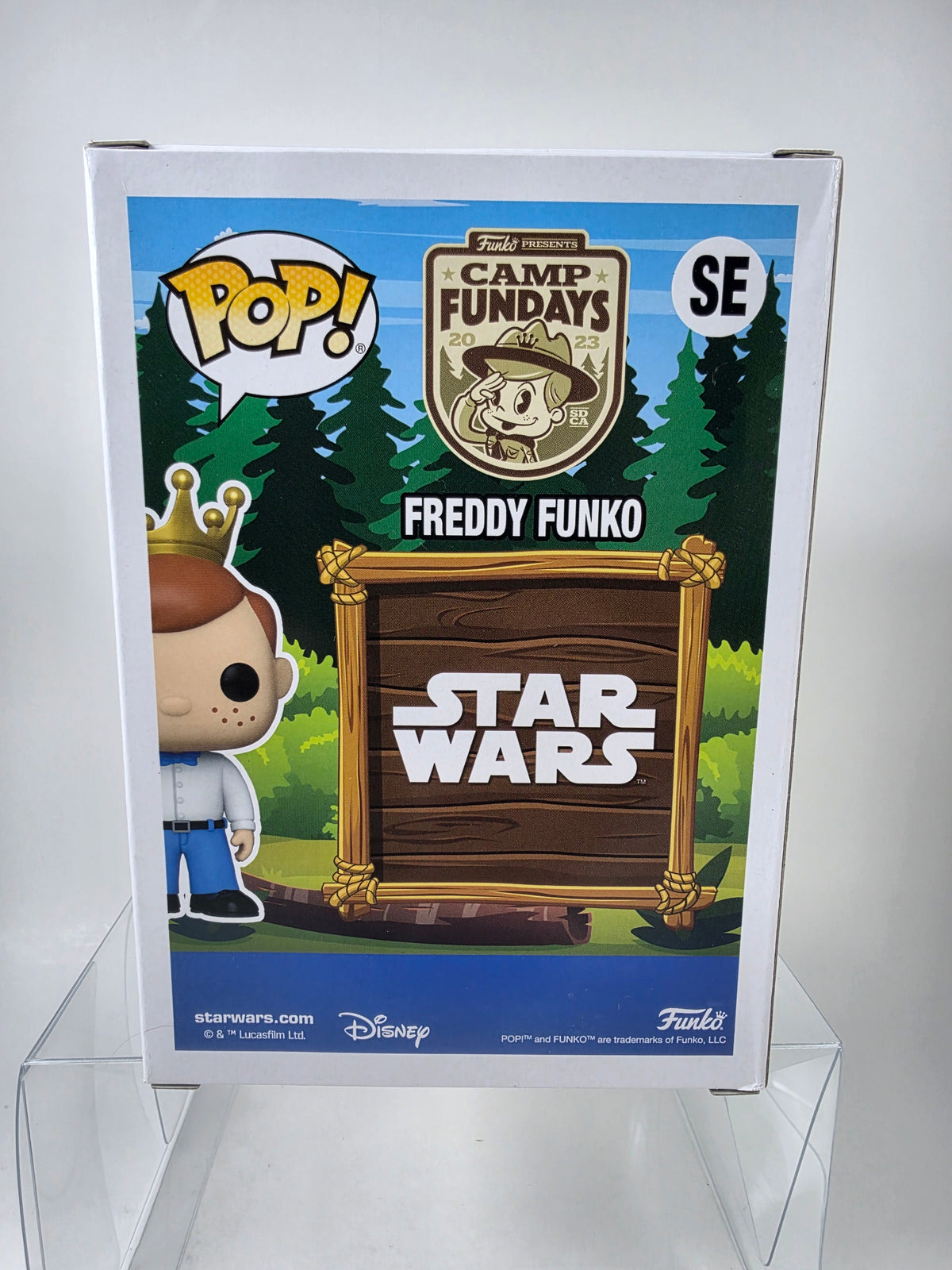 Freddy Funko Pop as Anakin Skywalker Star Wars Camp Fundays 2023 600 Pcs Limited