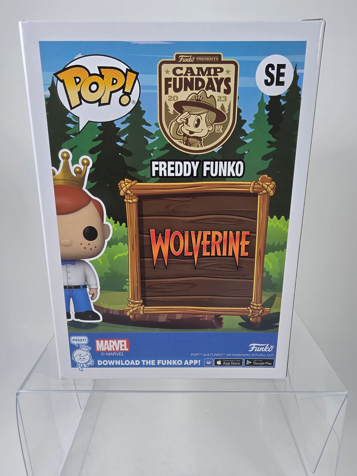 Freddy Funko Pop as Wolverine Marvel Camp Fundays 2023 850 Pcs Limited