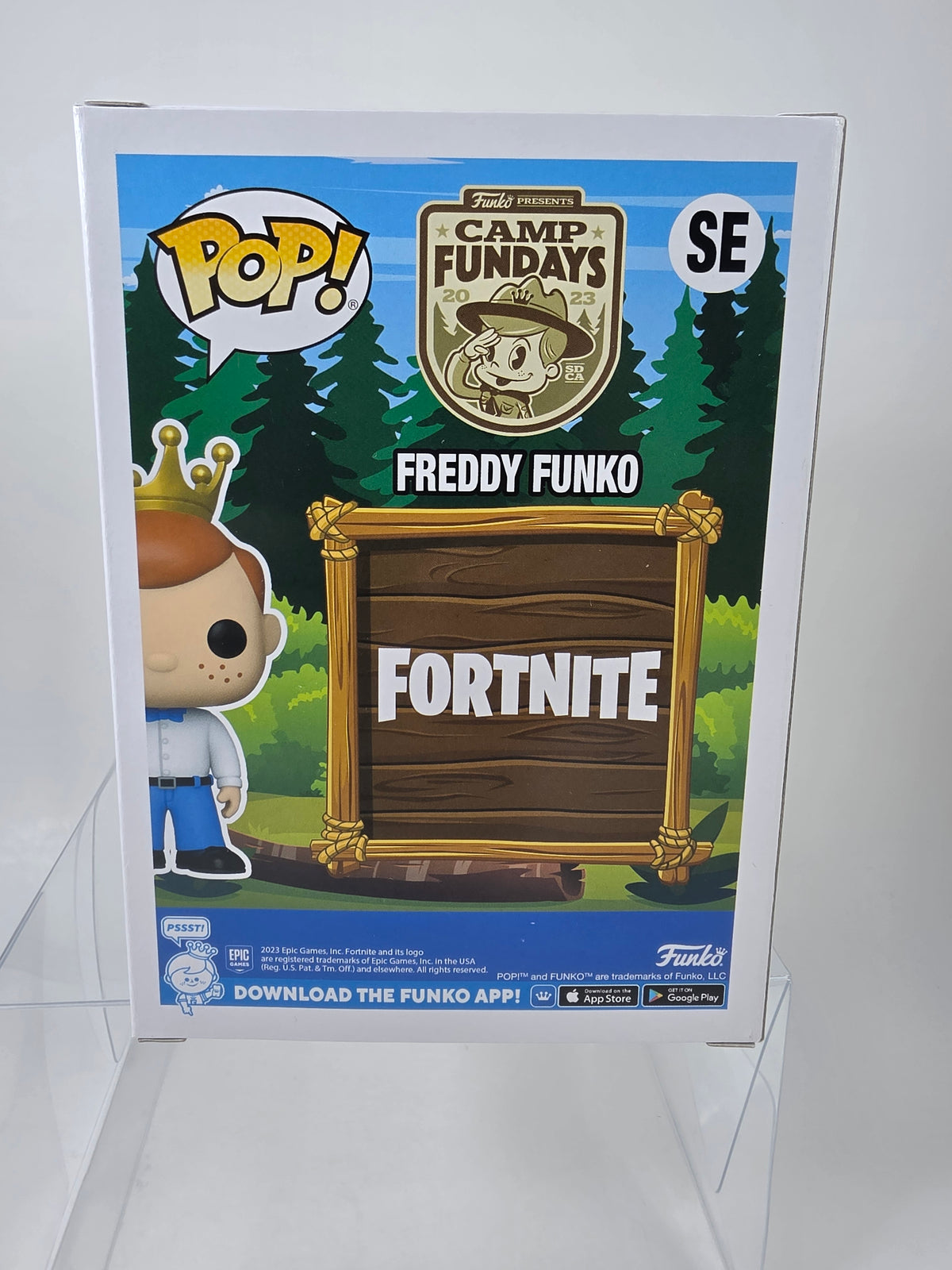 Freddy Funko Pop as Midas Shadow Fortnite Camp Fundays 2023 250 Pcs Limited