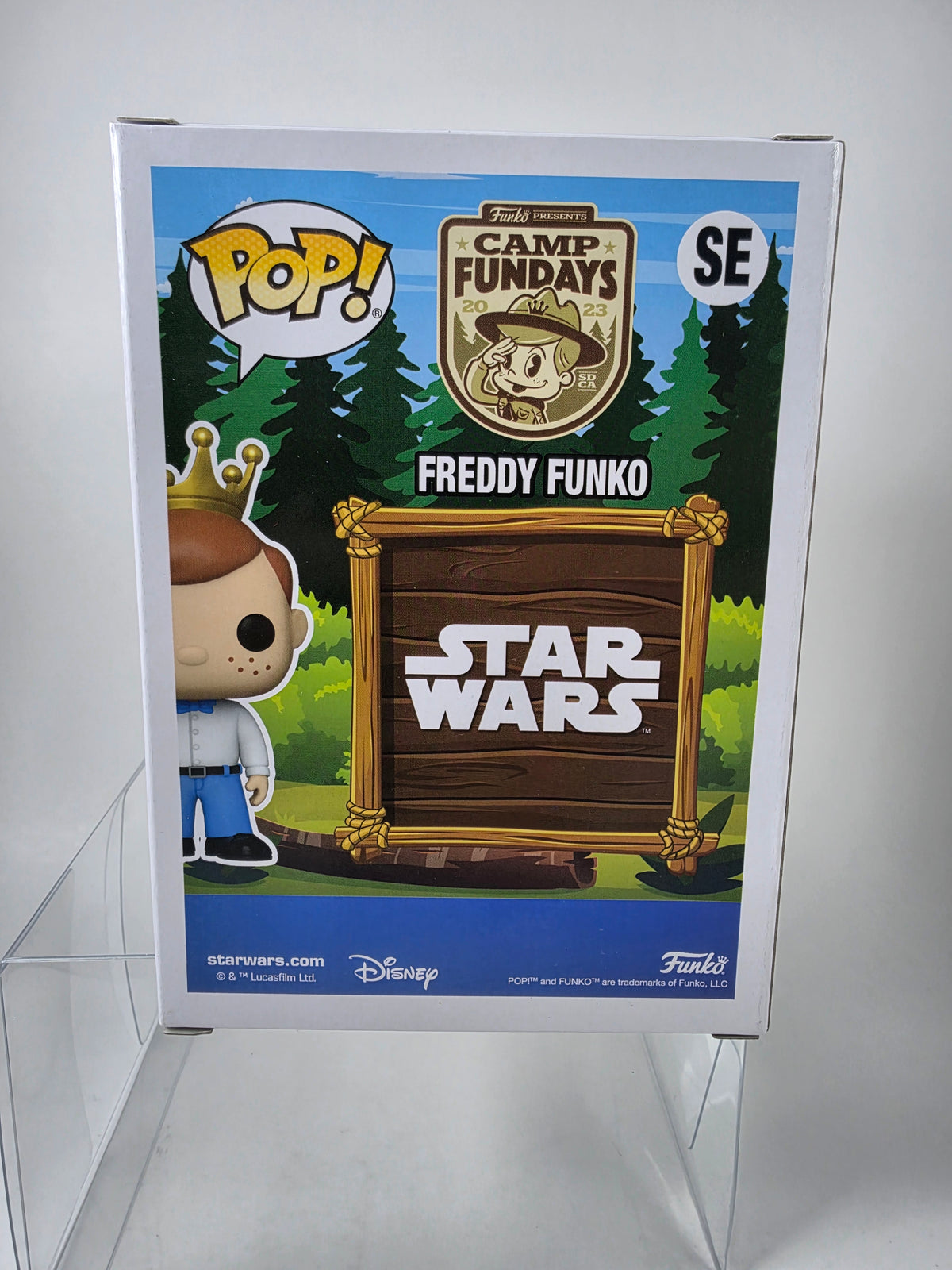Freddy Funko Pop as Chewbacca Star Wars Camp Fundays 2023 600 Pcs Limited
