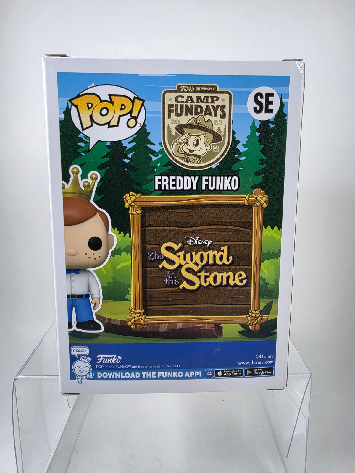 Freddy Funko Pop as Merlin Diamond Collection Disney Camp Fundays 2023 500 Pcs Limited
