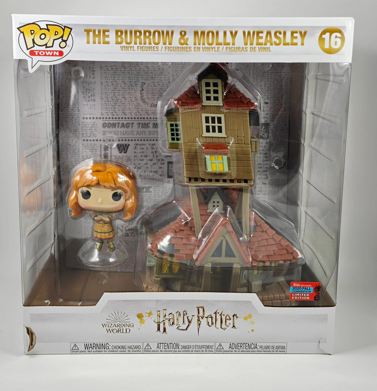 Funko Pop Town Harry Potter The Burrow & Molly Weasley 16