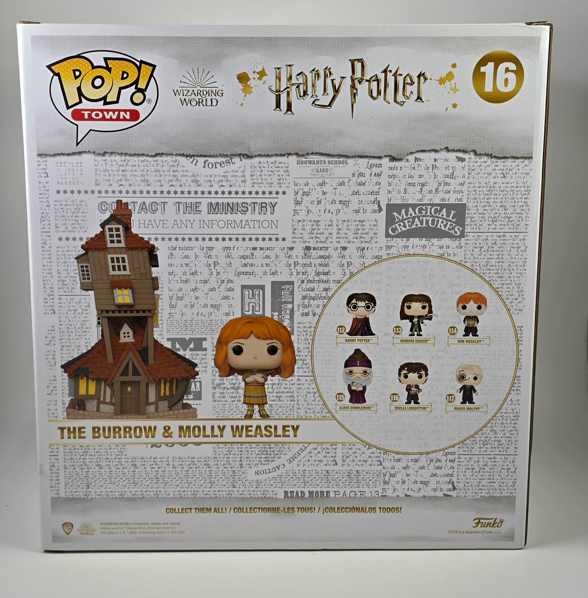 Funko Pop Town Harry Potter The Burrow & Molly Weasley 16