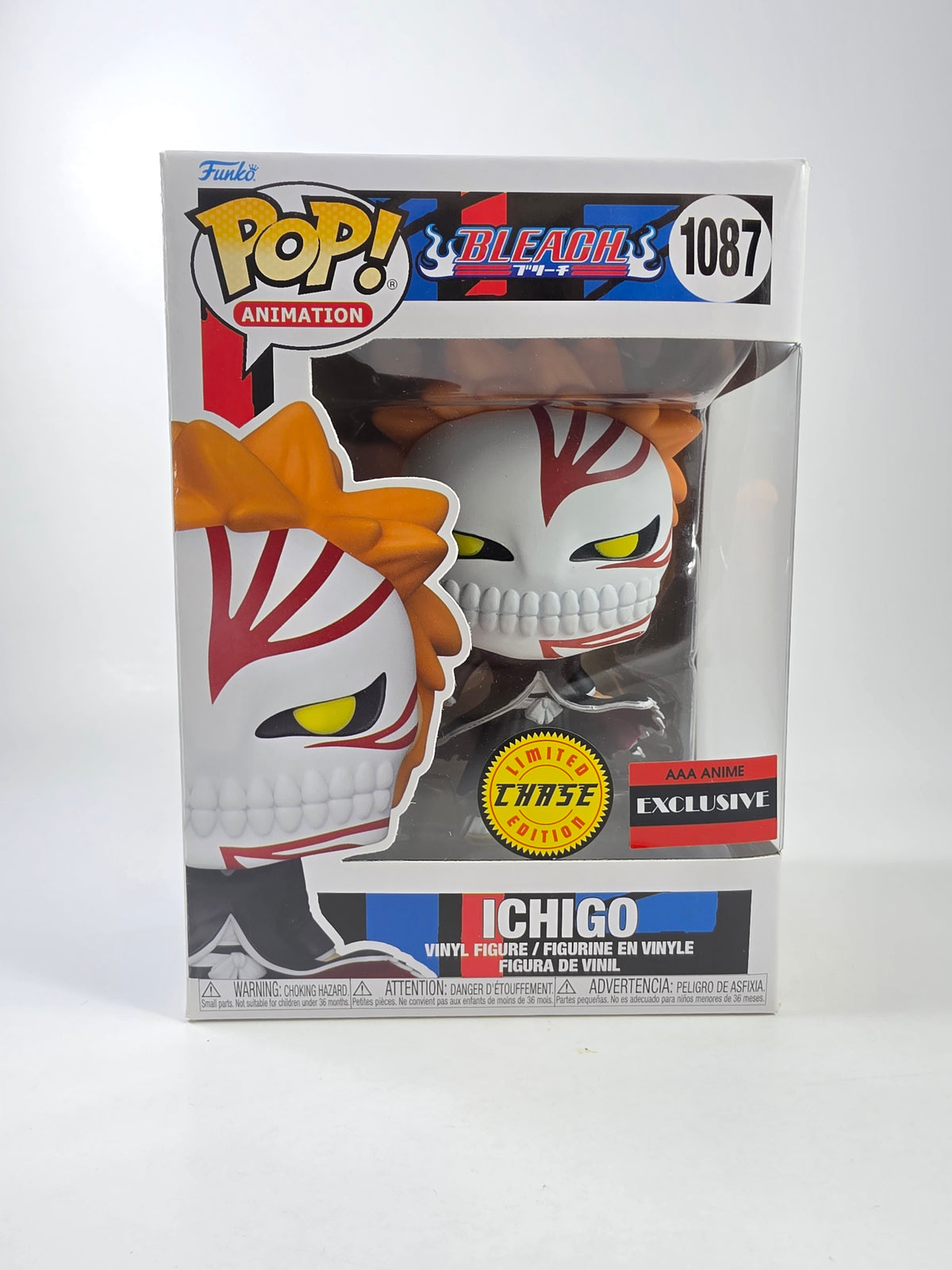 Funko Pop Animation Bleach Ichigo 1087 Chase AAA Anime Exclusive