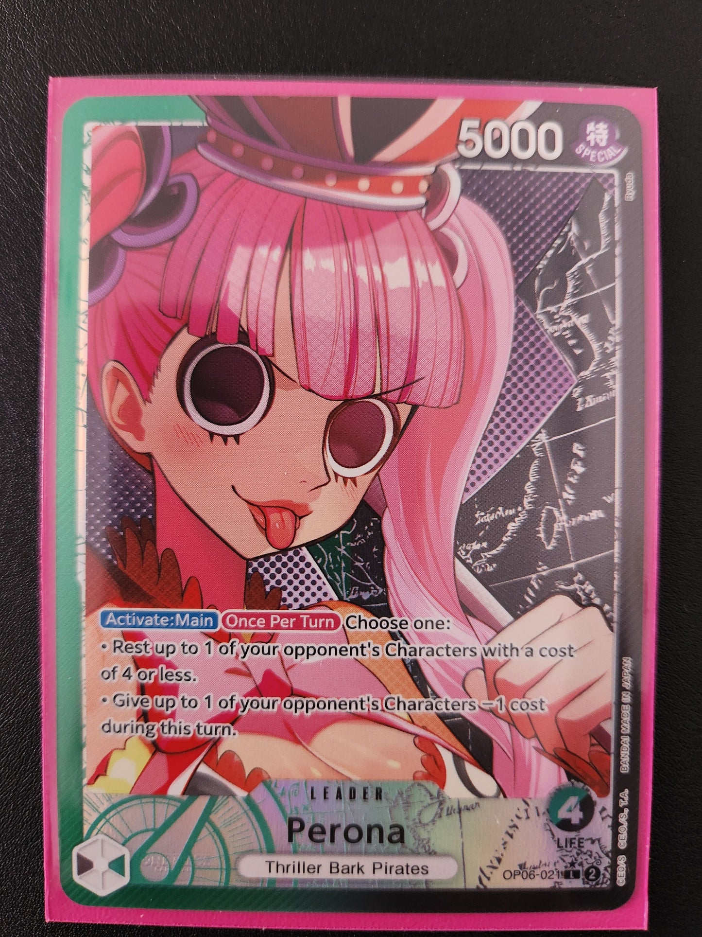 Perona Leader – OP06-021 Alternate Art Leader – Wings of the Captain – One Piece TCG